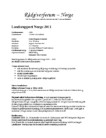 Landsrapport Norge 2011